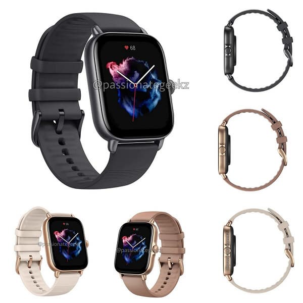 Умные часы Amazfit GTR 3, GTR 3 Pro и GTS 3 позируют на рандерах за 4 дня до анонса. Раскрыты их характеристики, объявлена стоимость
