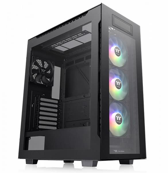 Корпус Thermaltake Divider 550 TG Ultra оснащен жидкокристаллическим дисплеем