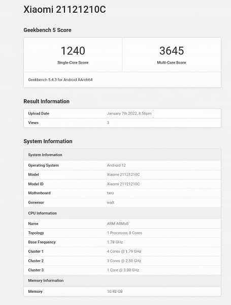 «Самый холодный смартфон на Snapdragon 8 Gen 1» засветился в Сети. Это Redmi K50 Gaming