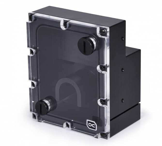 Резервуар Alphacool ES 4U рассчитан на установку помпы D5