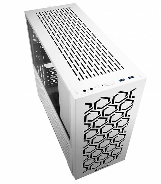 Корпуса Sharkoon MS-Y1000 и MS-Z1000 различаются рисунком вентиляционных отверстий на передней панели