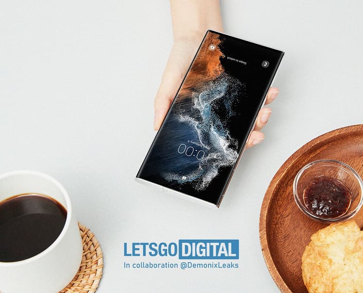 Samsung Galaxy S22 Ultra позирует в руках на живых фото перед завтрашним анонсом Samsung Galaxy S22 Ultra позирует в руках на живых фото перед завтрашним анонсом