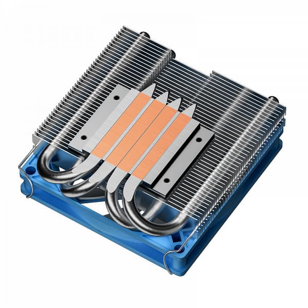 Высота низкопрофильного процессорного кулера Jonsbo HP400S равна 36 мм