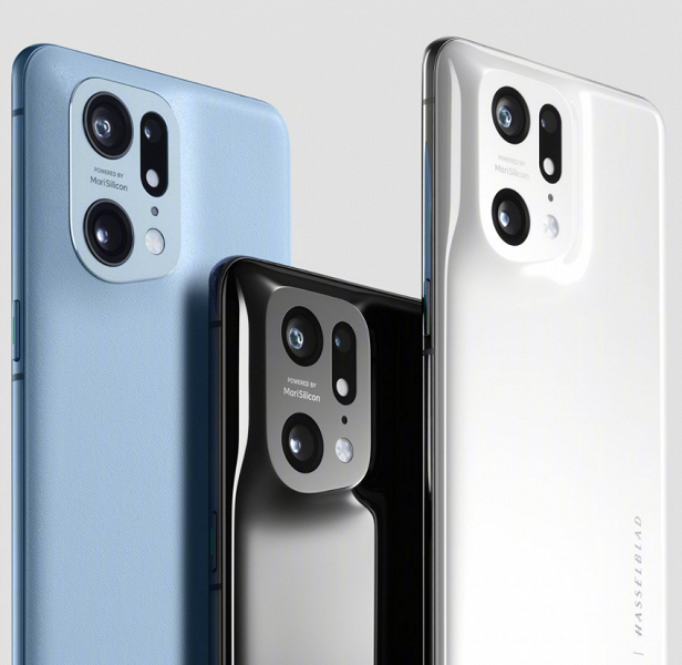 Snapdragon 8 Gen 1, Dimensity 9000 и Snapdragon 888, камера Hasselblad 50 Мп, 5000 мА·ч, IP68, NPU MariSilicon за 950 долларов. Представлены флагманы Oppo Find X5 и Find X5 Pro