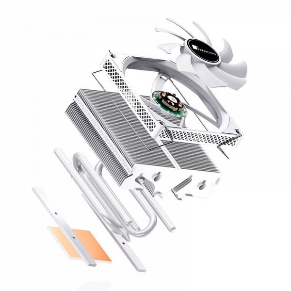 Высота процессорного кулера Jonsbo HX4170D равна 45,3 мм