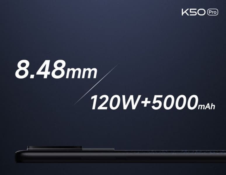 5000 мА·ч, 120 Вт, 108 Мп с OIS, Dimensity 9000 и экран Samsung AMOLED 2K за 470 долларов. Представлен Redmi K50 Pro