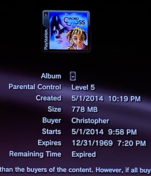«Срок действия игры истек 31 декабря 1969 г». Пользователи PlayStation 3 и PS Vita не могут играть в игры из-за странного сообщения