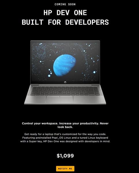 Правильный ноутбук для того, чтобы писать код? HP анонсировала мобильный компьютер Dev One под управлением Linux, предназначенный для разработчиков ПО