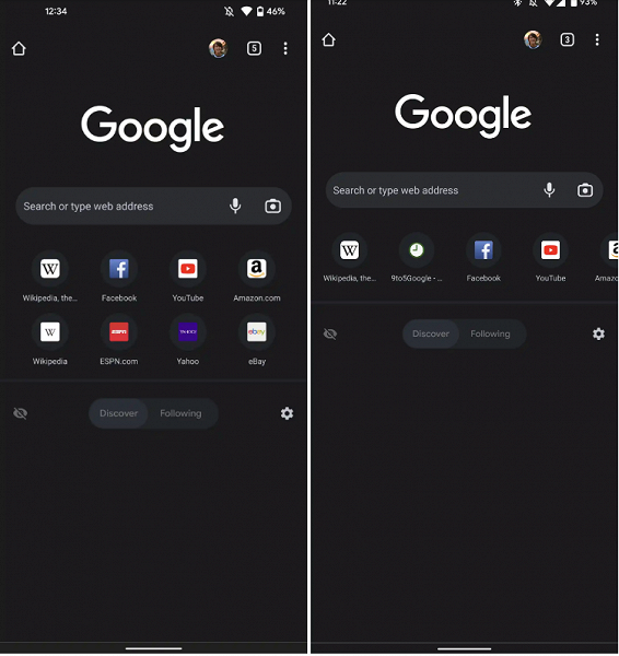 В Google Chrome начали тестировать новый интерфейс