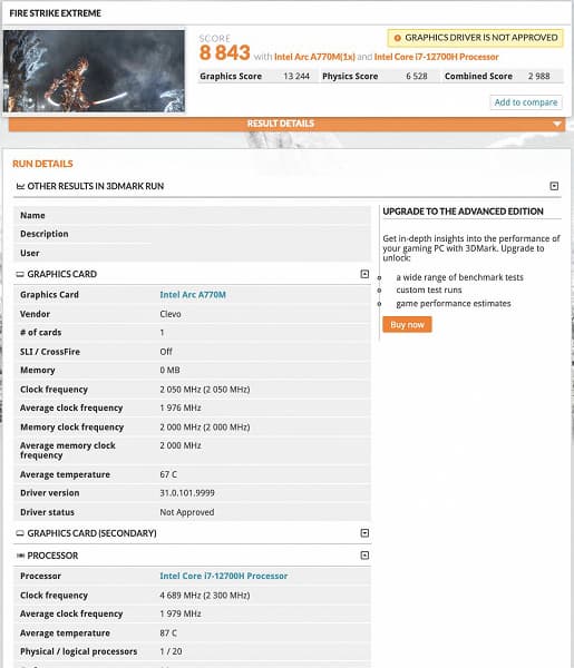Мобильная видеокарта Intel Arc A770M без труда оставляет позади 140-ваттную GeForce RTX 3060, но есть проблема. В играх всё может быть иначе 