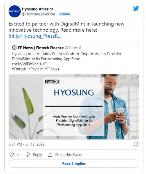 Крупнейший производитель банкоматов в США добавит возможность покупки криптовалют