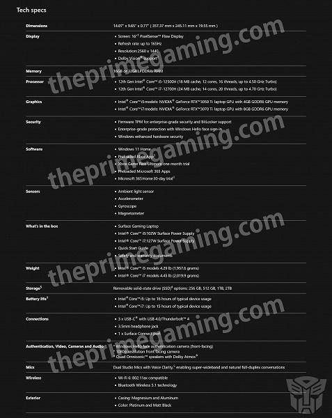 Первый игровой ноутбук от создателей Windows. Microsoft готовит Surface Gaming