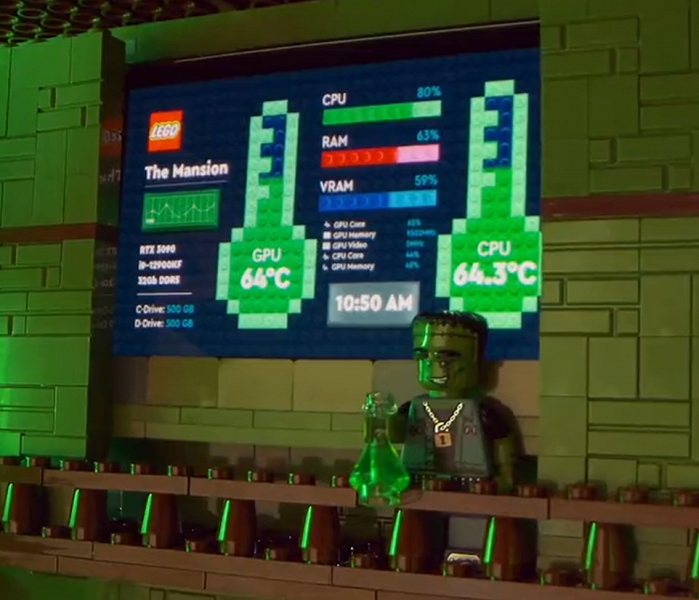 «И да, на нем можно играть Crysis», — Lego рекламирует свой кастомный ПК игрой 15-летней давности