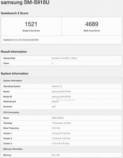 На что способен новейший флагман Samsung? Galaxy S23 Ultra протестировали в Geekbench