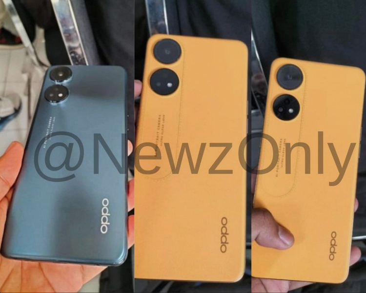 Oppo Reno8T 4G позирует в руках пользователя вживую перед анонсом