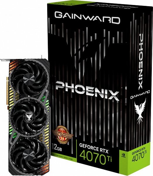 Представлены видеокарты Gainward GeForce RTX 4070 Ti серий Phantom and Phoenix