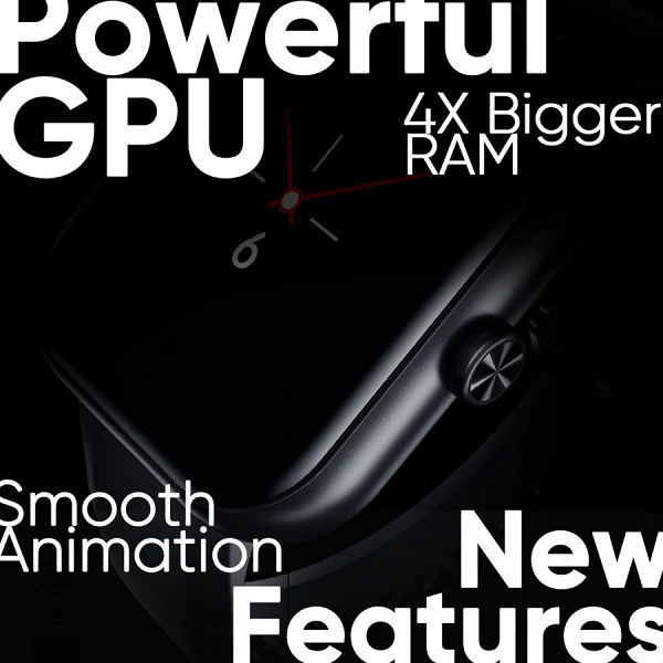 Большой экран, в 4 раза больше памяти, чем у других часов и SoC Dizo D1. Realme показала часы Dizo Watch D Pro