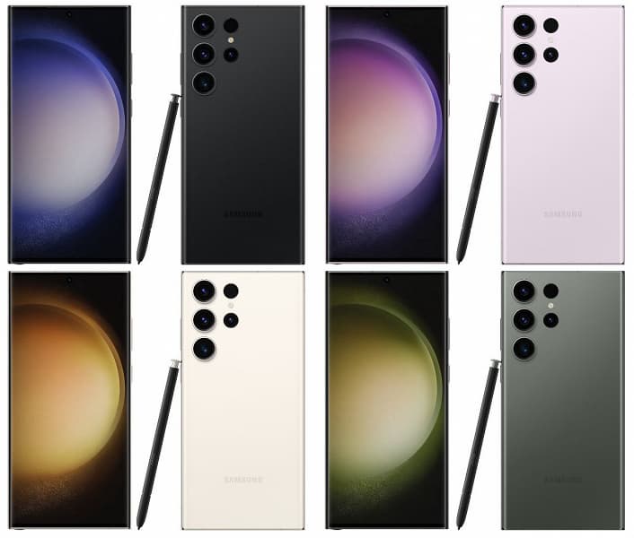 Самые качественные рендеры Samsung Galaxy S23, Galaxy S23 Plus и Galaxy S23 Ultra от надежного источника