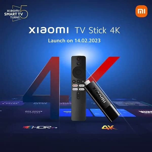 К 5-летию Smart TV Xiaomi: компания представит 14 февраля миниатюрную ТВ-приставку Xiaomi TV Stick 4K 2023