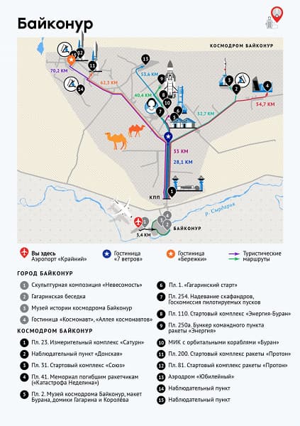 Роскосмос запускает «космический туризм»: созданы уникальные пользовательские карты Байконура и Восточного