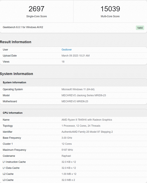 12 ядер от AMD гораздо эффективнее 16 ядер от Intel. Мобильный AMD Ryzen 9 7845HX оказался быстрее настольного Intel Core i9-12900K