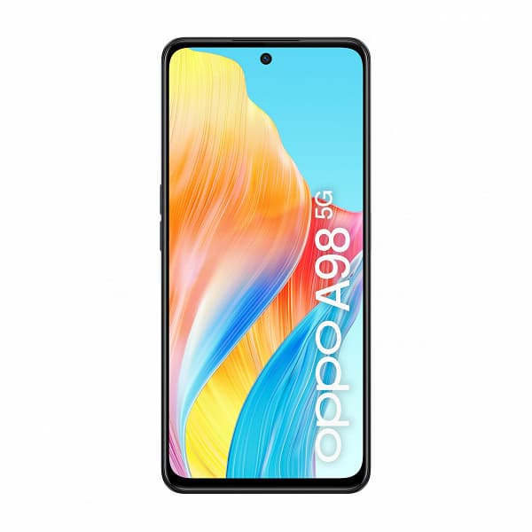 Изображение и детальные параметры Oppo A98 5G: 120 Герц, 64 мегапикселя, 5000 миллиампер-часов, 67 ватт и уровень защиты IPX4