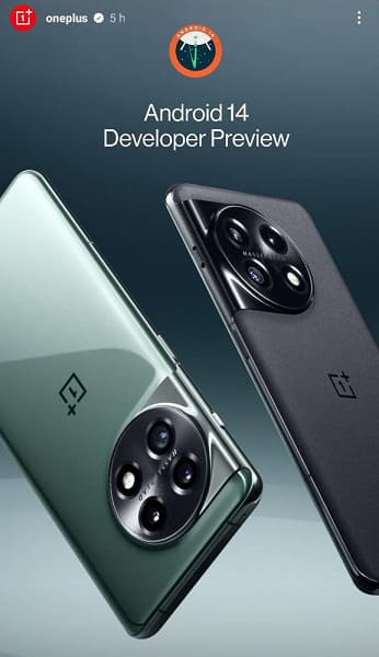 Обещание компании OnePlus: в ближайшем будущем будет выпущена операционная система Android 14 для OnePlus 11 Обещание компании OnePlus: в ближайшем будущем будет выпущена операционная система Android 14 для OnePlus 11