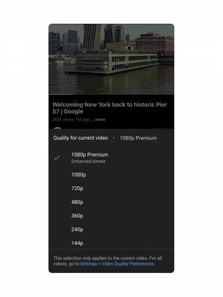 Режим 1080p Premium в YouTube появится на iOS, но не на Andorid. Видеосервис добавил пять новых функций для платных подписчиков