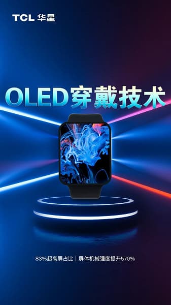 TCL представила прототип дисплея для передовых умных часов с экраном небольшого размера TCL представила прототип дисплея для передовых умных часов с экраном небольшого размера