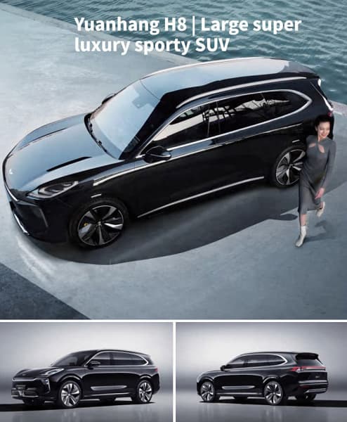 Большие и «суперлюксовые» авто для России. Китайская Dayun привезет в Россию четыре модели суббренда Yuanhang – два кроссовера, седан и спорткупе