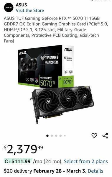 Nvidia обещала GeForce RTX 5070 Ti за 750 долларов, теперь её продают за 2000 долларов и дороже. Перекупщики не стесняются завышать цены в разы