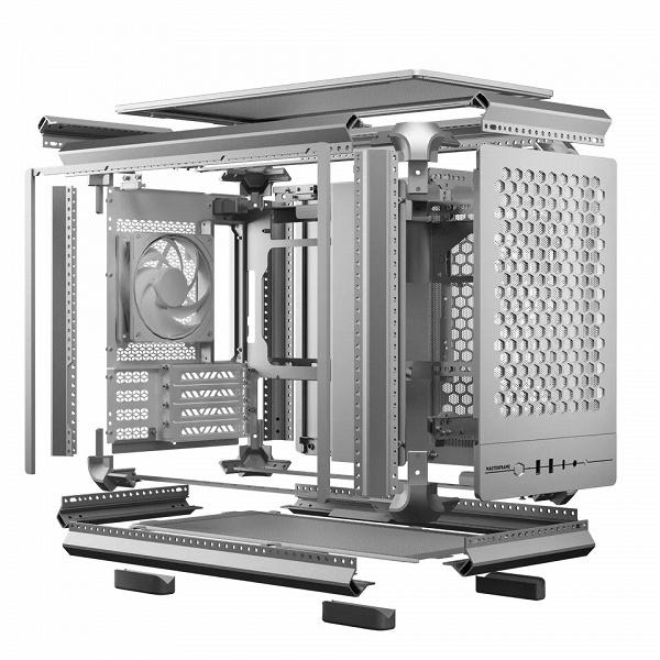 Компактный корпус-перевёртыш. Cooler Master представила модульный корпус MasterFrame 400 Mesh для плат microATX и Mini-ITX