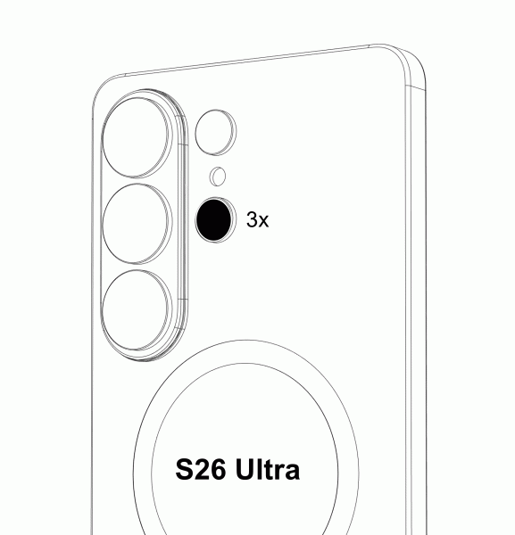 Samsung Galaxy S26, S26 Plus и S26 Ultra получат унифицированную камеру с трехкратным оптическим зумом — стали известны её характеристики