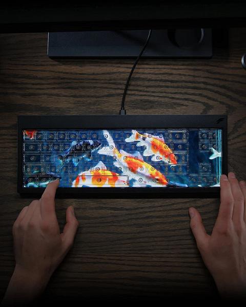 Finalmouse Centerpiece — клавиатура с полноэкранным подложечным дисплеем, собственным процессором и поддержкой Unreal Engine 5 поступила к покупателям