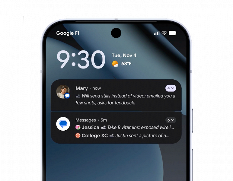 ИИ-уведомления Google появятся на смартфонах Android других брендов