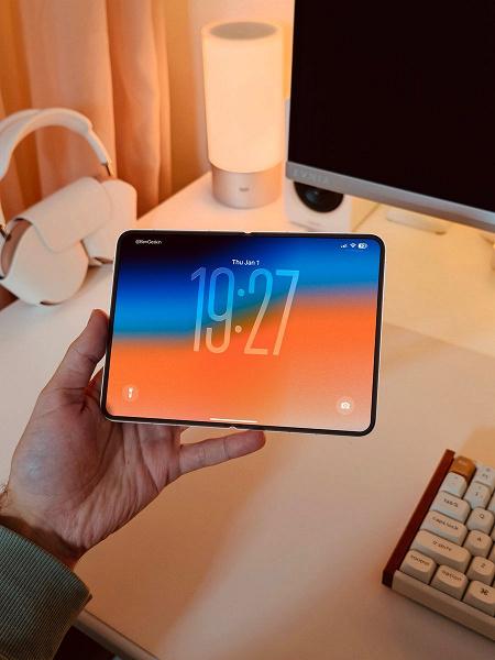 Эксклюзивные кадры iPhone Fold: складной флагман с безупречным дисплеем