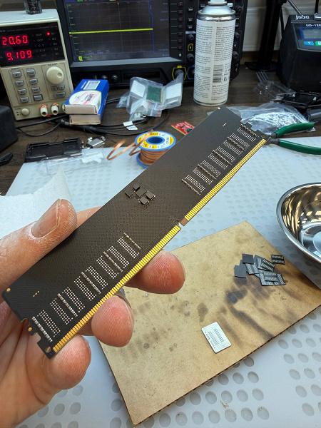 Результат кастомной сборки оперативной памяти DDR5 от мастера VIK-on