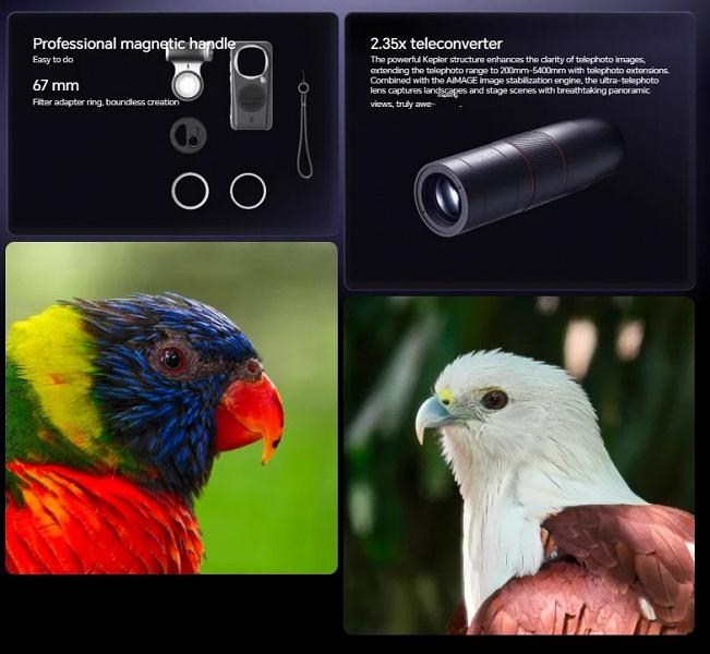 Комплект для продвинутой съемки Honor Magic 8 RSR Porsche Design: новые горизонты мобильной фотографии с сенсором 200 Мп