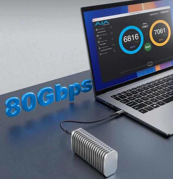 Представлен TerraMaster D1 SSD Pro — корпус-радиатор с Thunderbolt 5 для сборки внешнего накопителя Представлен TerraMaster D1 SSD Pro — корпус-радиатор с Thunderbolt 5 для сборки внешнего накопителя