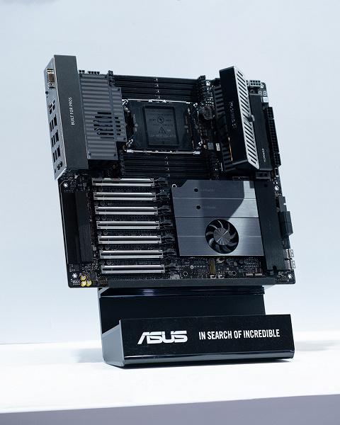Asus представила гигантскую материнскую плату для новых процессоров Intel с 7 слотами для видеокарт и 8 — для оперативной памяти Asus представила гигантскую материнскую плату для новых процессоров Intel с 7 слотами для видеокарт и 8 — для оперативной памяти