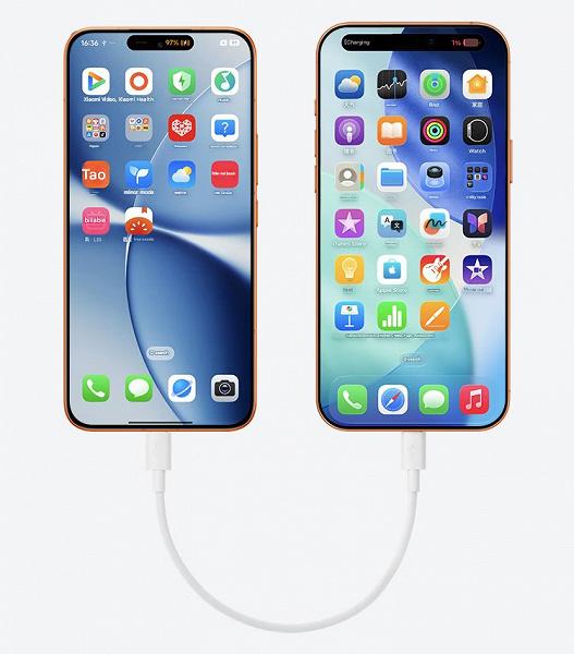 Xiaomi представила короткий 120-ваттный кабель для обратной зарядки всего за полтора доллара Xiaomi представила короткий 120-ваттный кабель для обратной зарядки всего за полтора доллара