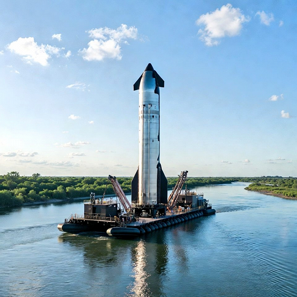 SpaceX доставит ракеты Starship из Техаса во Флориду морским путем