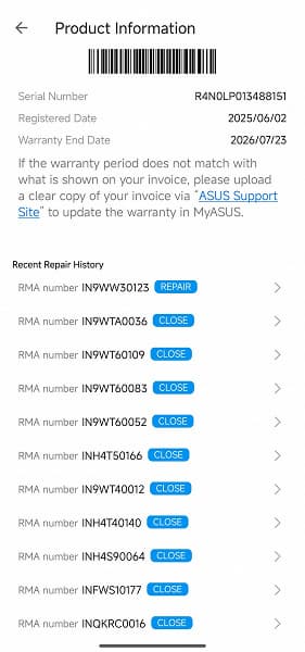 Десять попыток ремонта в официальном сервисе не помогли оживить ноутбук Asus Десять попыток ремонта в официальном сервисе не помогли оживить ноутбук Asus