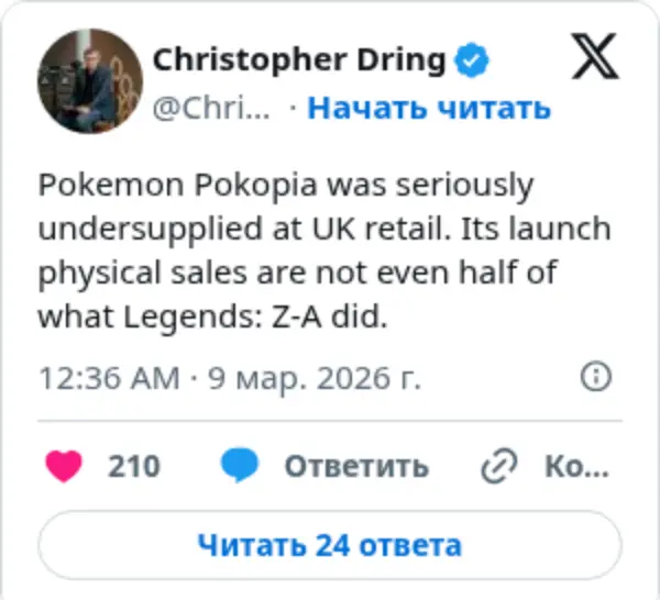 Мнение Криса Дринга в Twitter / X