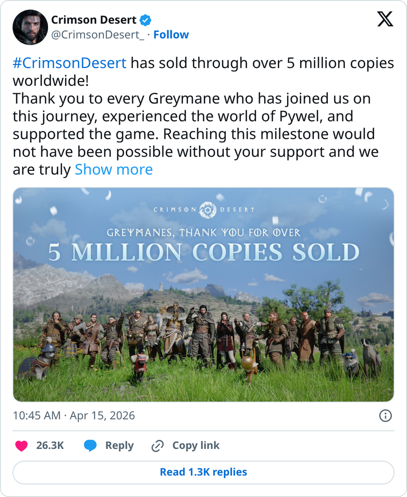 Crimson Desert on Twitter / X